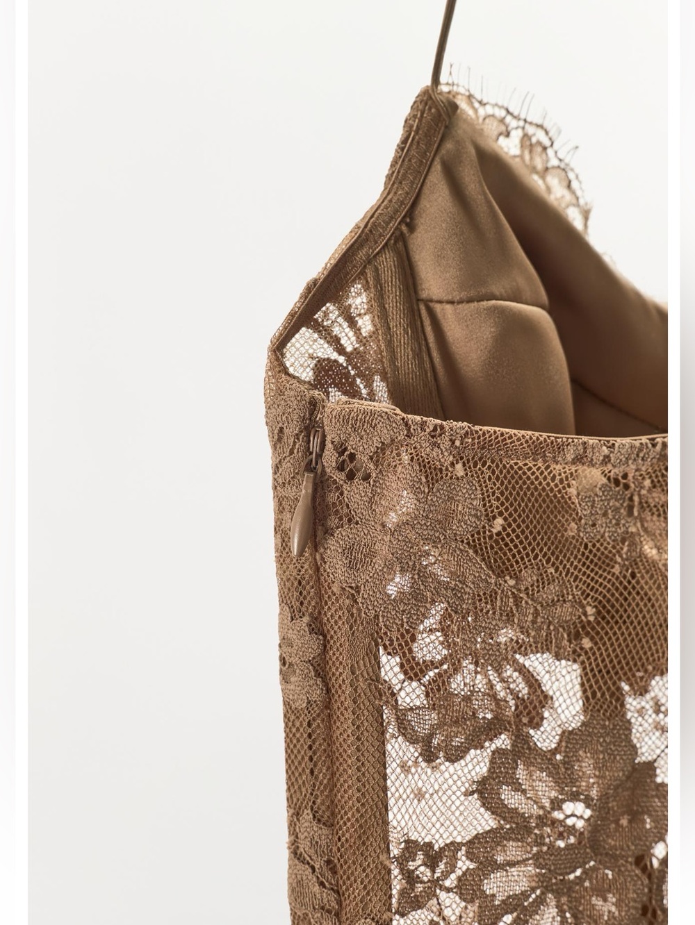 Zara RING-DETAIL LACE STRAPPY DRESS - Picture 5 of 7